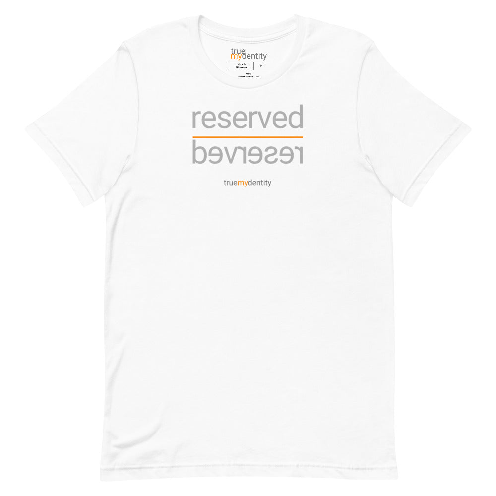 RESERVED T-Shirt Reflection Design | Unisex
