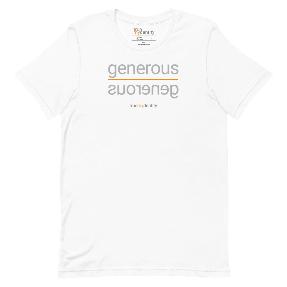 GENEROUS T-Shirt Reflection Design | Unisex