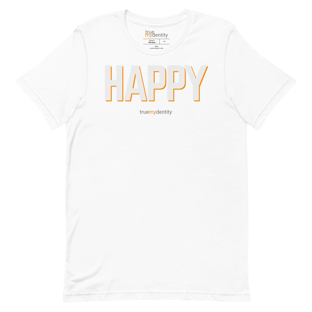 HAPPY T-Shirt Bold Design | Unisex