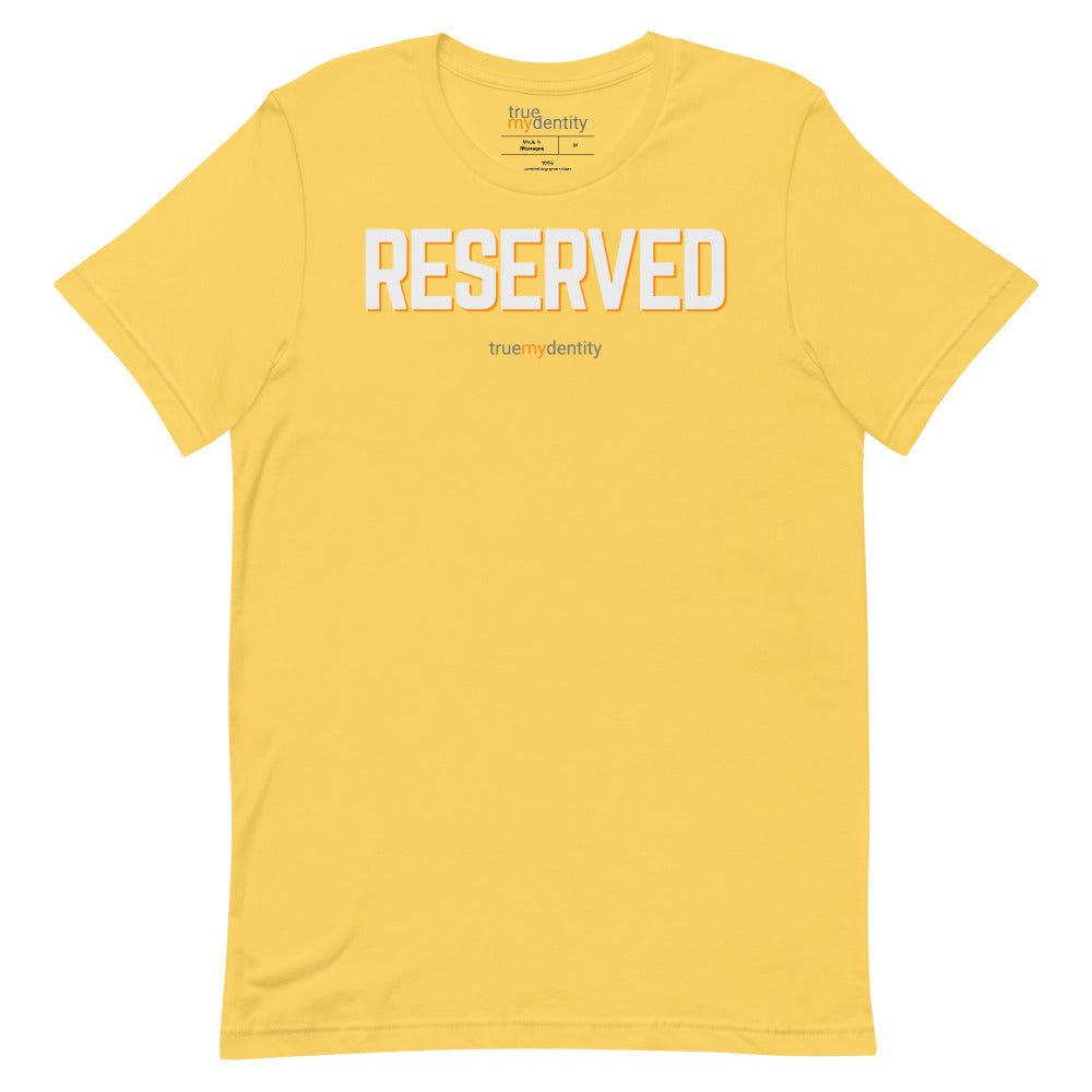 RESERVED T-Shirt Bold Design | Unisex