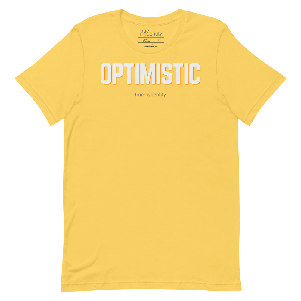 OPTIMISTIC T-Shirt Bold Design | Unisex
