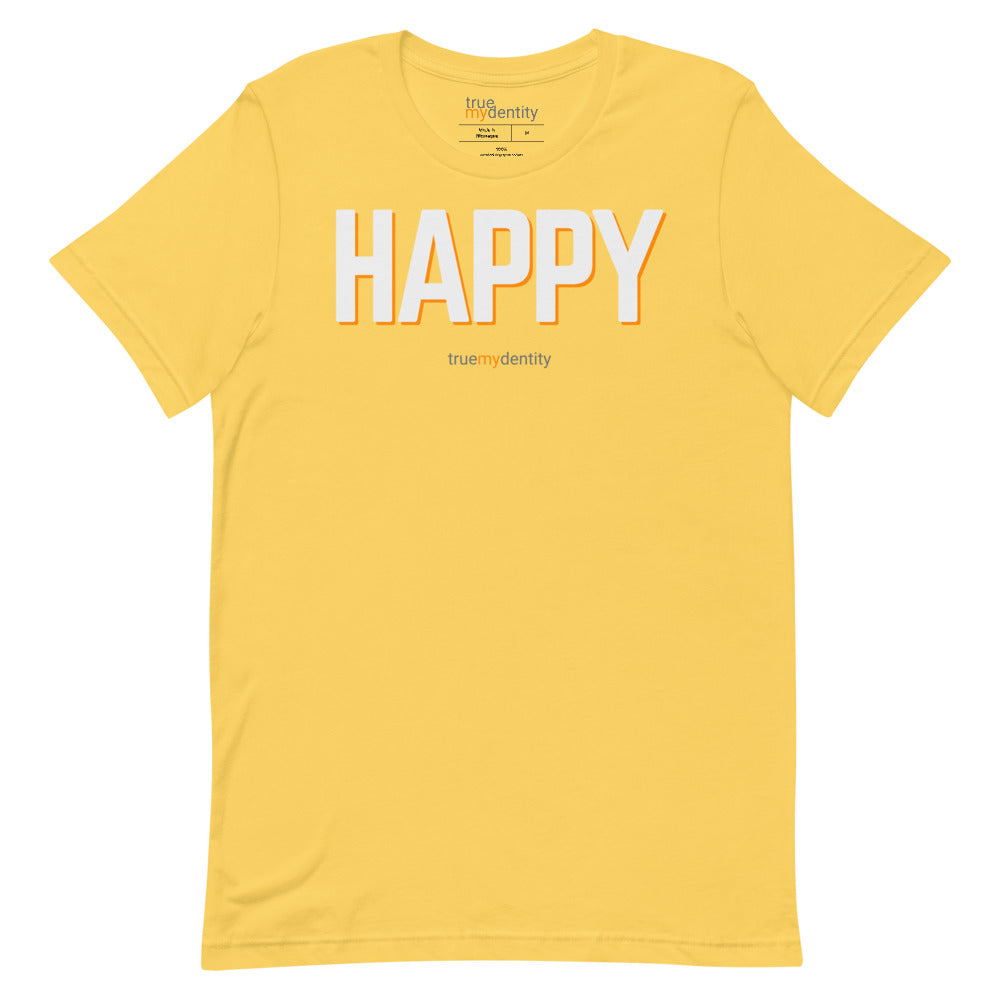 HAPPY T-Shirt Bold Design | Unisex