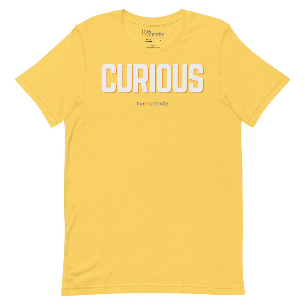 CURIOUS T-Shirt Bold Design | Unisex